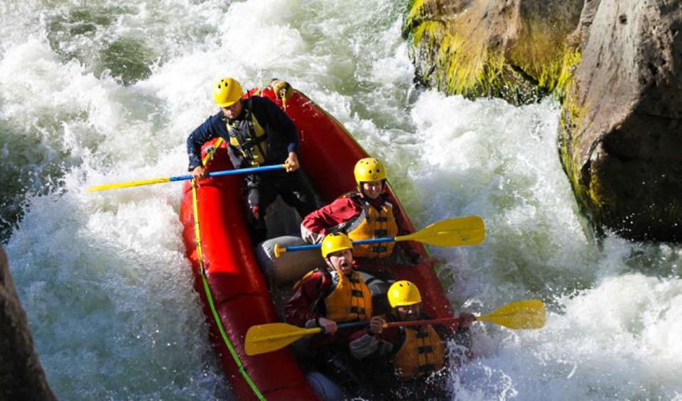Arequipa: Chili River Rafting - The Quick Ride From Your Hotel to Gruta de la Virgen de Chapi