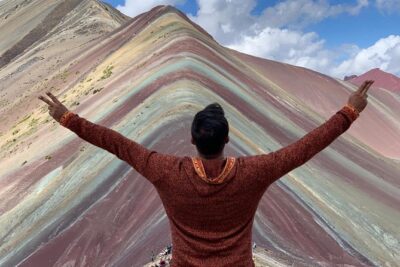 Colorful Mountain In The Cusco Region - Getting there from Cusco: the long morning drive and fuel stops