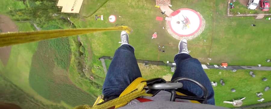 Cusco: Bungee Jump and Slingshot Combo Adventure - From Cusco pickup to the tower in about 20 minutes