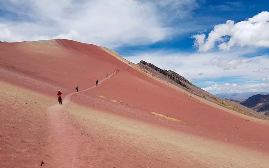 Cusco: Mountain of 7 colors Vinicunca and the Red Valley (optional) - At the summit (5,010 m): photos, rest time, and Ausangate if weather allows