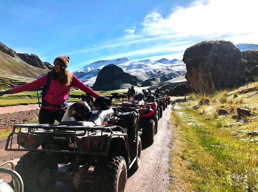 Cusco: Rainbow Mountain In Quad Bikes /walk 5 minutes/+meals - The return ride and the second quiet: momentum shifts