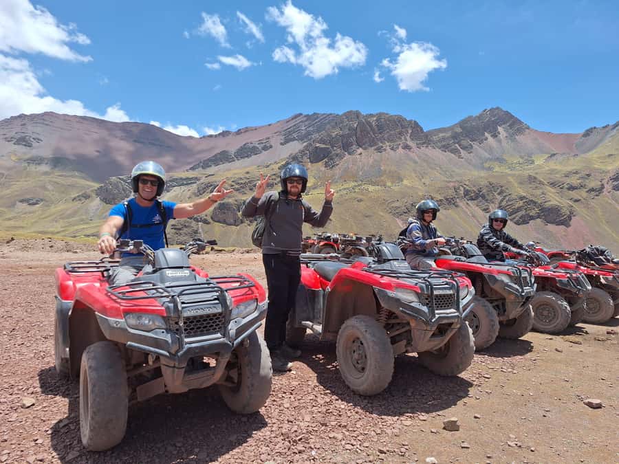Cusco: Rainbow Mountain In Quad Bikes /walk 5 minutes/+meals - The Cusipata breakfast stop: energy before the trail