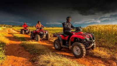 Cusco: Zipline + ATV's | Salt Mines of Maras and Moray | - Safety gear and the zipline: four cables, big views, real instruction