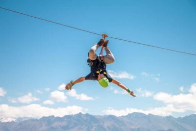 Cusco: Zipline in the Sacred Valley - Gear, harness fit, and safety talk in English or Spanish