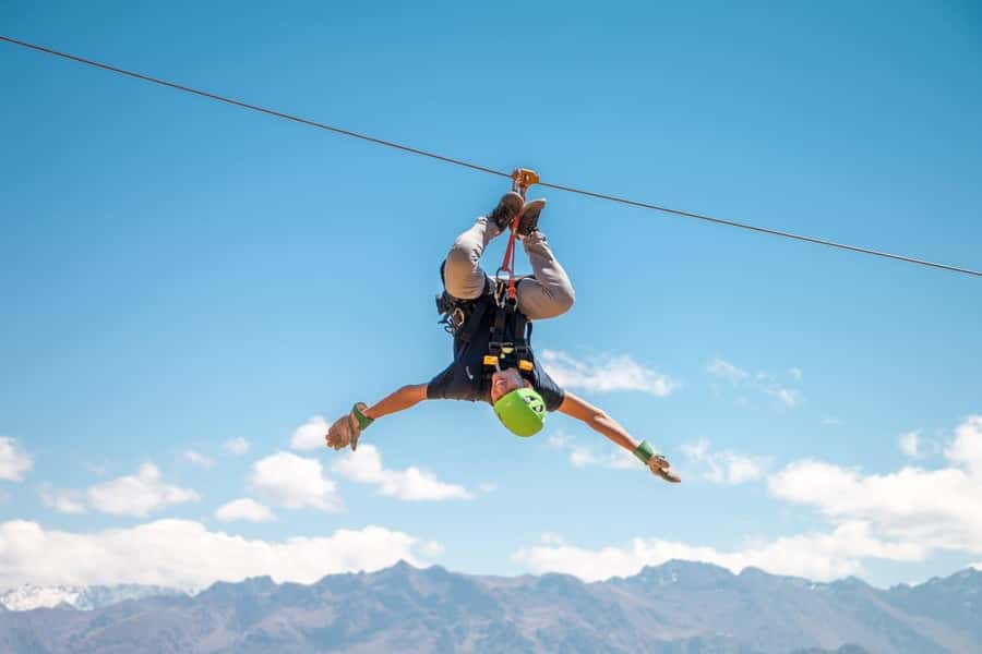 Cusco: Zipline in the Sacred Valley - Gear, harness fit, and safety talk in English or Spanish