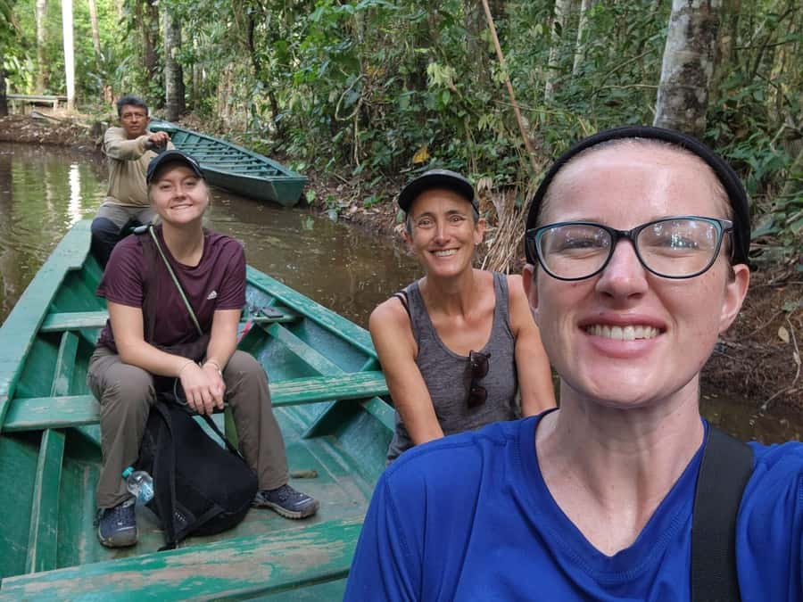 Excursion 3 days/2 nights in the jungle - Day 2: Tambopata Reserve Walk, Sandoval Lake Rowing, and Night Sounds
