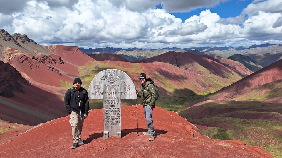 excursion to colorful mountain & red valley viewpoint cusco - The Red Valley viewpoint: a shorter walk that feels totally different