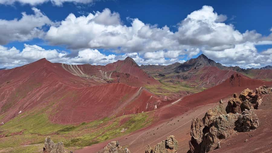 excursion to colorful mountain & red valley viewpoint cusco - Buffet lunch at 1 PM: real fuel after the climb