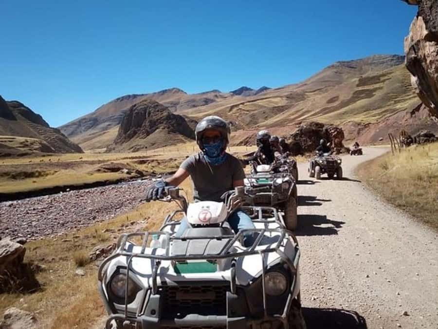 Excursion to Rainbow Mountain in ATV. - From Cusco Pickup to the Andes Highway
