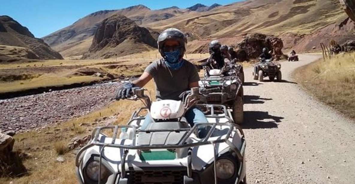 Excursion to Rainbow Mountain in ATV. - The Descent Back, Cusipata Buffet Lunch, and Return to Cusco