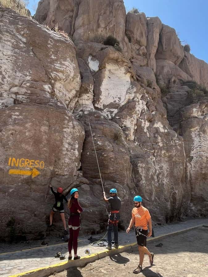 From Arequipa: Climbing in the Chilina Valley - Harness Up and Climb: Your 3 Hours on Rock Walls (10–25m)