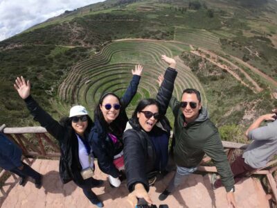 From Cusco: Chinchero, Moray, Maras, Ollantaytambo, Pisaq - Morning in Chinchero: alpaca yarn, then the Inca enclosure