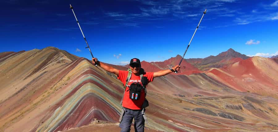 From Cusco: Guided Trip to Rainbow Mountain (6:30am option) - Arrival at Rainbow Mountain: time to breathe, look, and learn