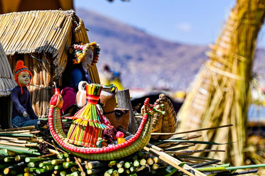 From Cusco: Lake Titicaca, Uros and Amantani by sleeper bus - Uros Floating Islands: Totora Craft You Can Watch Up Close