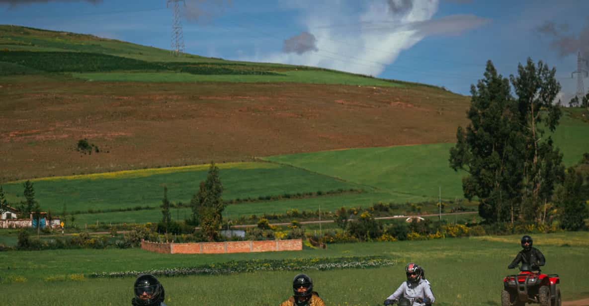 From Cusco: Quad bike tour Moray and Salt Mines - Maras Salt Mines: the salt ponds that look unreal from the ground