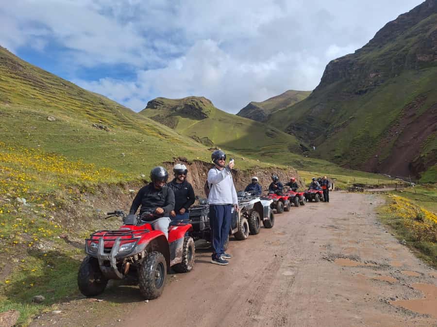 From cusco: Rainbow Mountain ATV Tour with meals - Cusipata Breakfast, Then Straight to the ATV Base