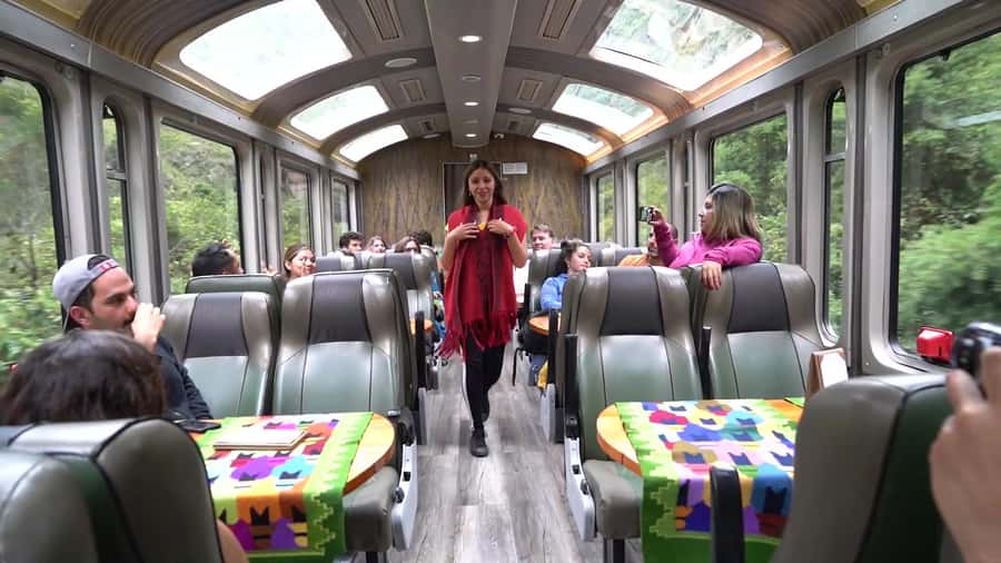 From Cusco: Train Ride and Guided Tour of Machu Picchu - The long line back to Aguas Calientes: go with the guide plan