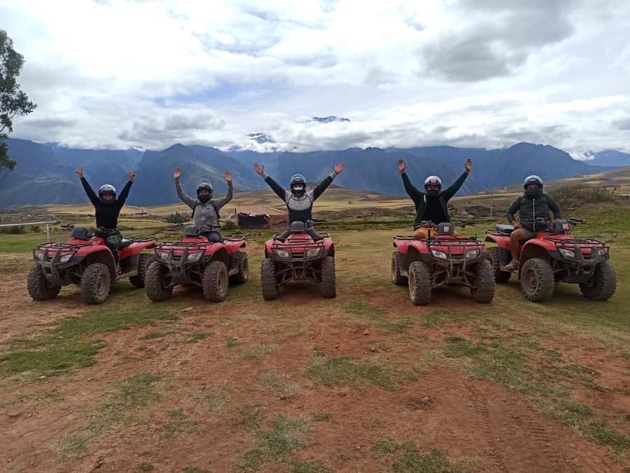 From Cuzco: Salt Mines and Moray Ruins ATV Adventure - Moray Ruins on the Quad: terraces, rectangular pools, and farming