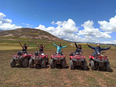 From Cuzco: Salt Mines and Moray Ruins ATV Adventure - Riding to the Sacred Valley Salt Mines on dusty trails