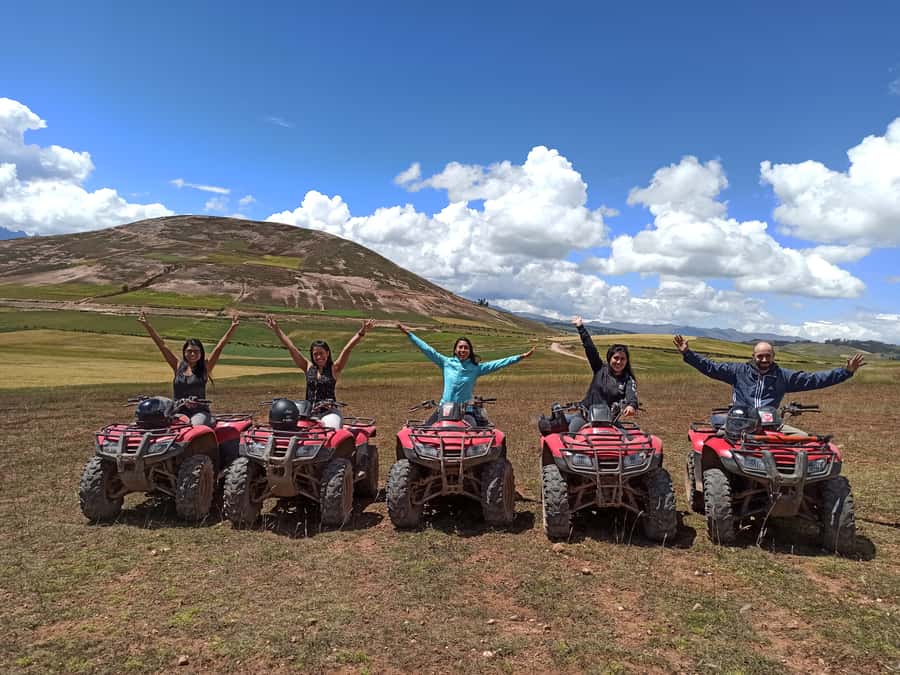 From Cuzco: Salt Mines and Moray Ruins ATV Adventure - Riding to the Sacred Valley Salt Mines on dusty trails