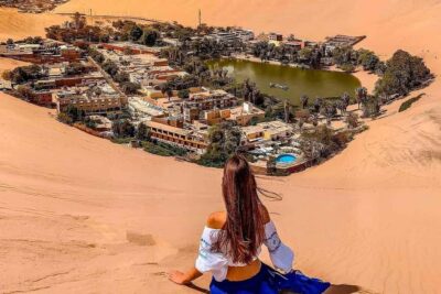 From Huacachina: Sandboarding and Dune Buggy Tour + Income - Sandboarding instruction: small dunes first, then the larger slides