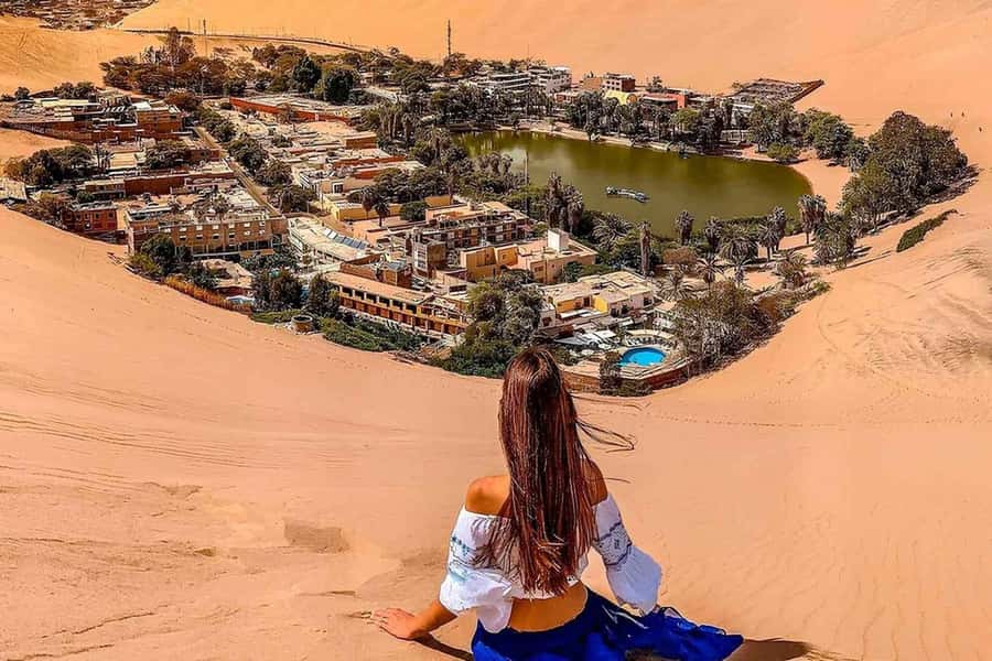 From Huacachina: Sandboarding and Dune Buggy Tour + Income - Sandboarding instruction: small dunes first, then the larger slides