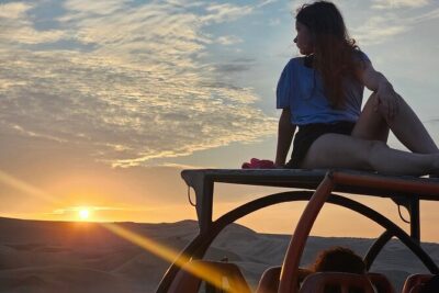 From Huacachina: Sunset buggy and sandboarding - Buggy ride time: adrenaline, rolling dunes, and the photo factor