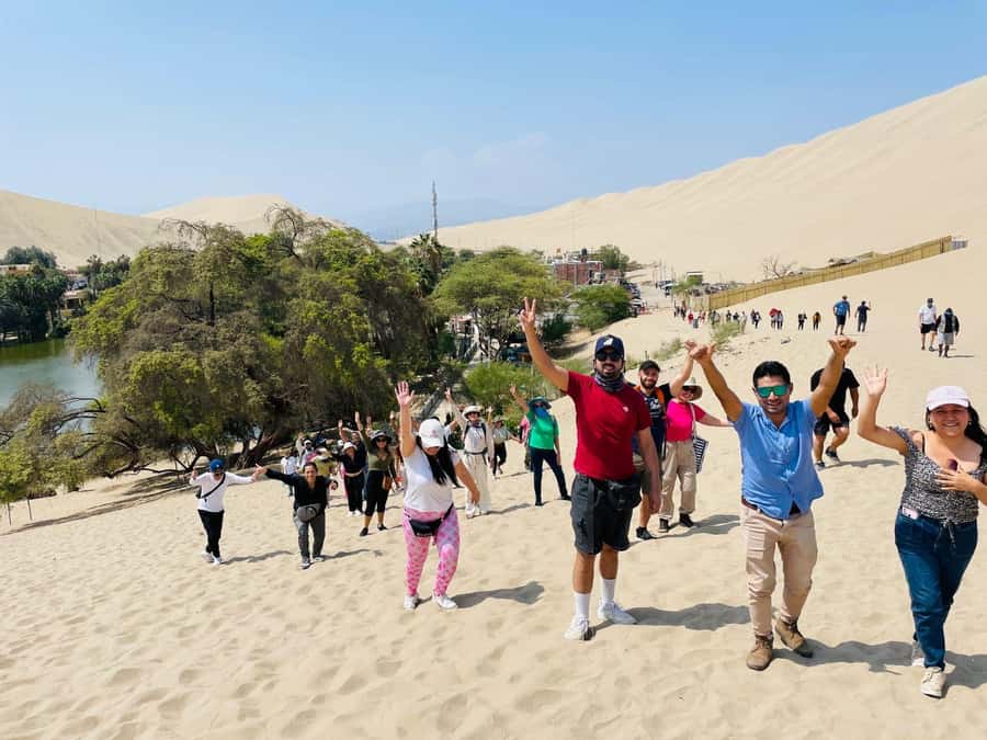 From Lima: Day trip to Paracas, Ica and Oasis Huacachina - Huacachina Oasis: dune buggy thrills and sandboarding on Peru’s sand