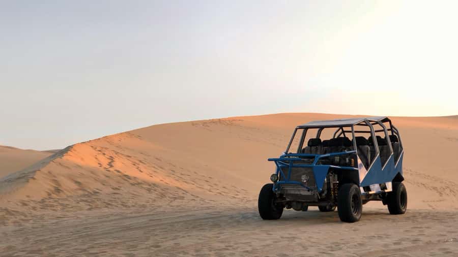 From Lima: Full Day to Paracas and Huacachina Desert Oasis - 4WD dune buggy ride + sandboarding: the adrenaline block
