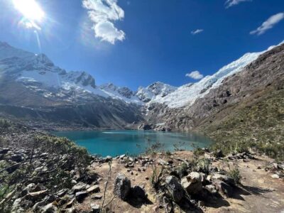 Huaraz: Full Day Rocotuyoc Lagoon + Frozen Lagoon - The drive through Quebrada Paqcharuri and native plants