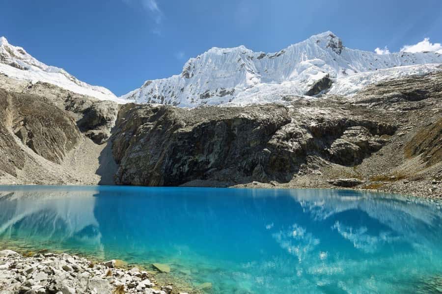 Huaraz: Laguna 69 | Cordillera Blanca | Hike to Lake 69 - Llanganuco ravine views: Chinancocha and Orconcocha