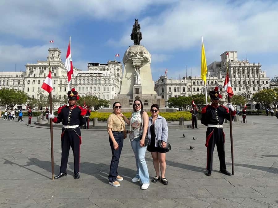 Lima: City Highlights Walking Tour & Catacombs - Plaza San Martín: Bolivar Views and Lima’s Theater District Feeling