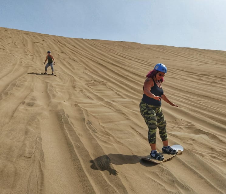 LIMA: HALF-DAY SANDBOARDING TOUR - A reality check from past experiences: van comfort and where you land