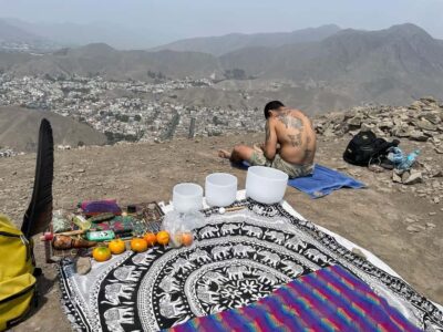 Lima: Spiritual Healing with Xanga - The Smokeable Ayahuasca - Huaca de la Luna 420 meeting point and the mountain time that sets the tone