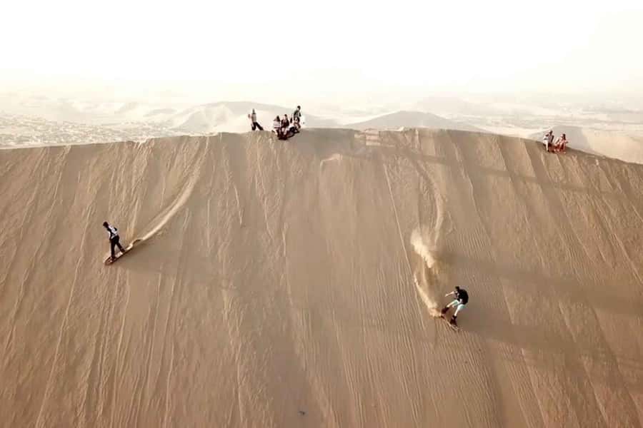 Nasca: Ocongalla Aqueduct Sandboarding in the Usaka desert - Getting Picked Up in Nazca and Settling Into the Desert Rhythm