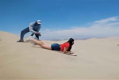 Nasca: Ocongalla Aqueduct Sandboarding in the Usaka desert - Ocongalla Aqueduct: Ancient Water You Can Still See at Work