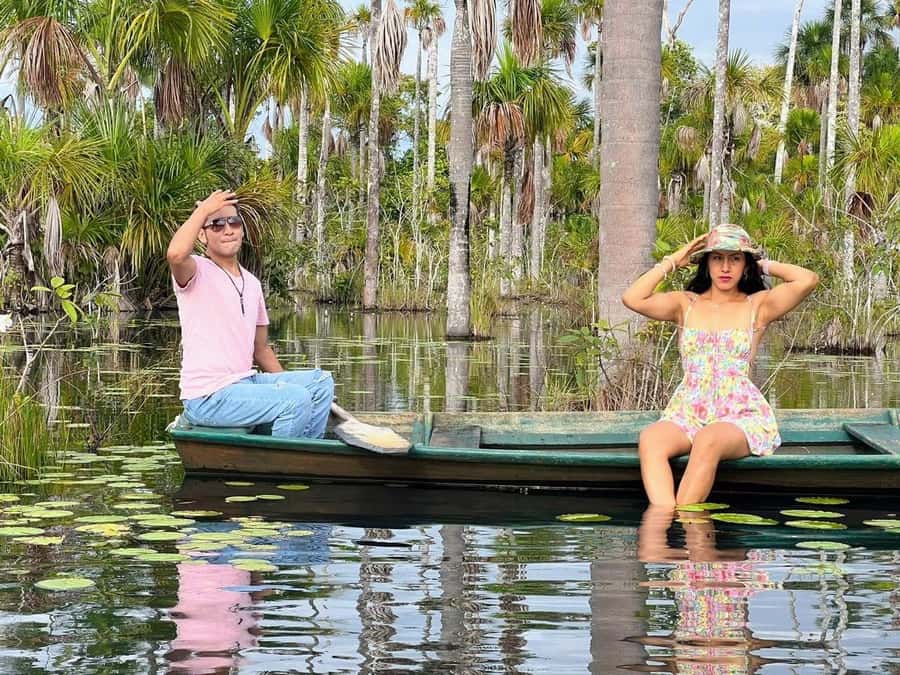 Puerto Maldonado: Lake Yacumama sunset and piranha fishing - Birdwatching for Parrots and Macaws at Dusk