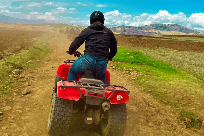 Quad bikes in Moray and Salineras and Picnic with llamas - Pink salt of Maras: Salineras pools with road-safety planning