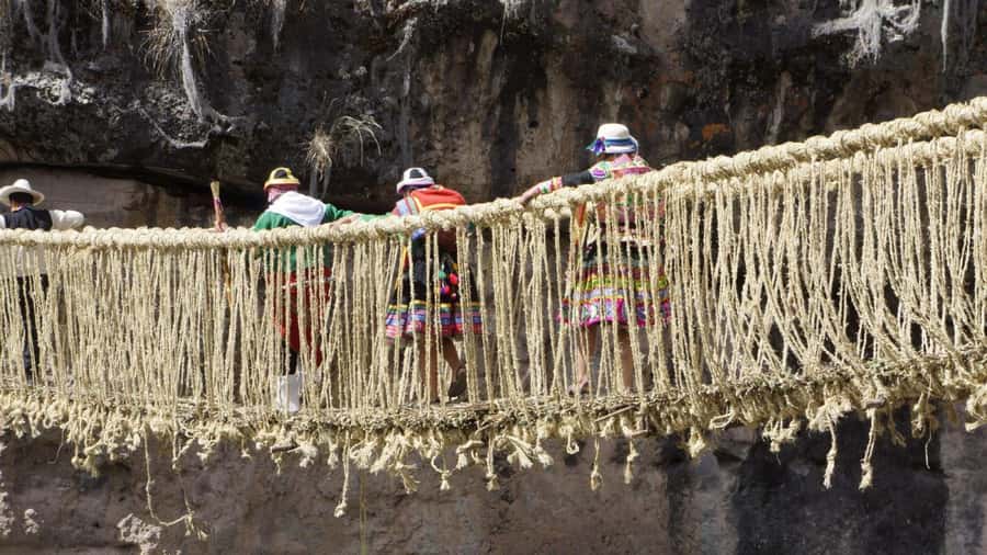 Queswachaka : Tour Inca bridge - Four a.m. to 18:00: timing and what it feels like
