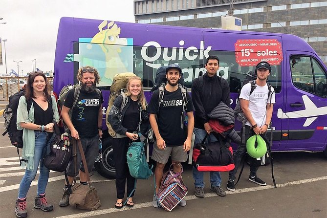 QuickLlama: Door-to-door transfer from Lima Airport to Miraflores - Drop-off in Miraflores: hotels, addresses, and Kennedy Park as your backup