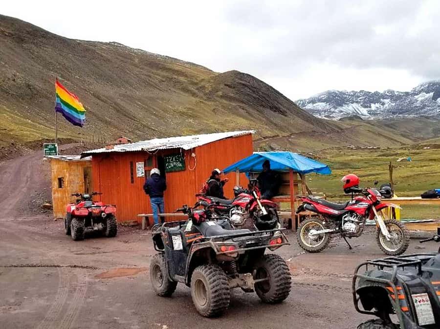 Rainbow Mountain on ATV - Cusipata to the ATV launch area: towns, altitude, and a view that matters