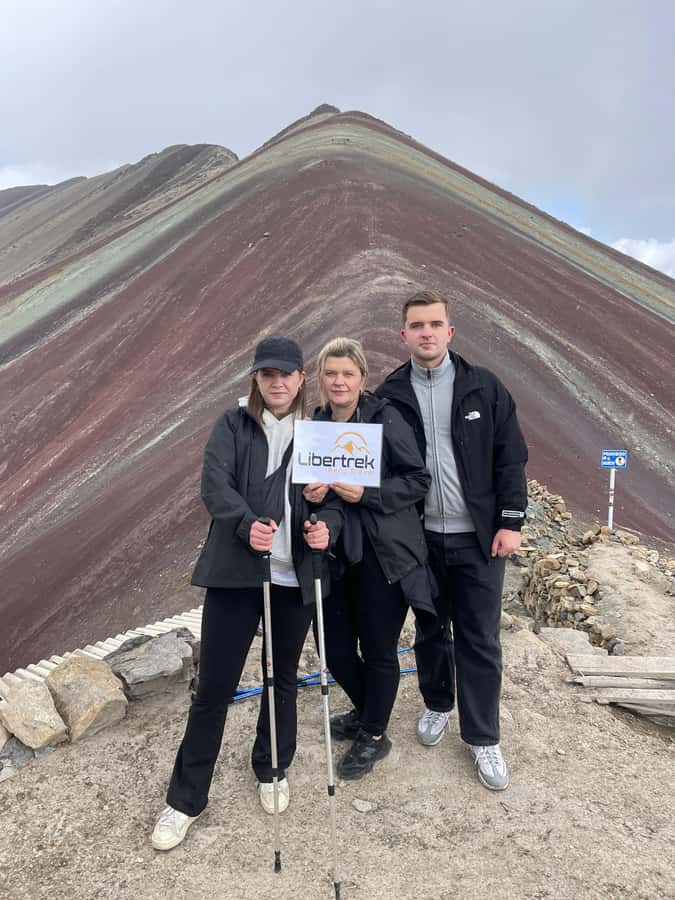 Rainbow Mountain tour and Machu Picchu tour by train - Day 1: The 4:00 AM Rainbow Mountain push (Vinincunca at 5,020 m)