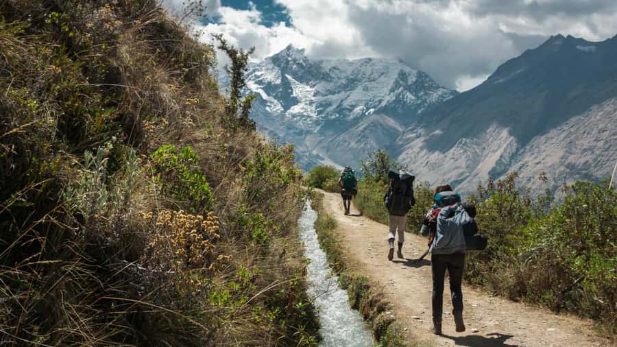 Salkantay Trek to Machu Picchu 5 Days with Sky Lodge Domes - Food, Fuel, and the Luggage System (7 Kilos Per Person)