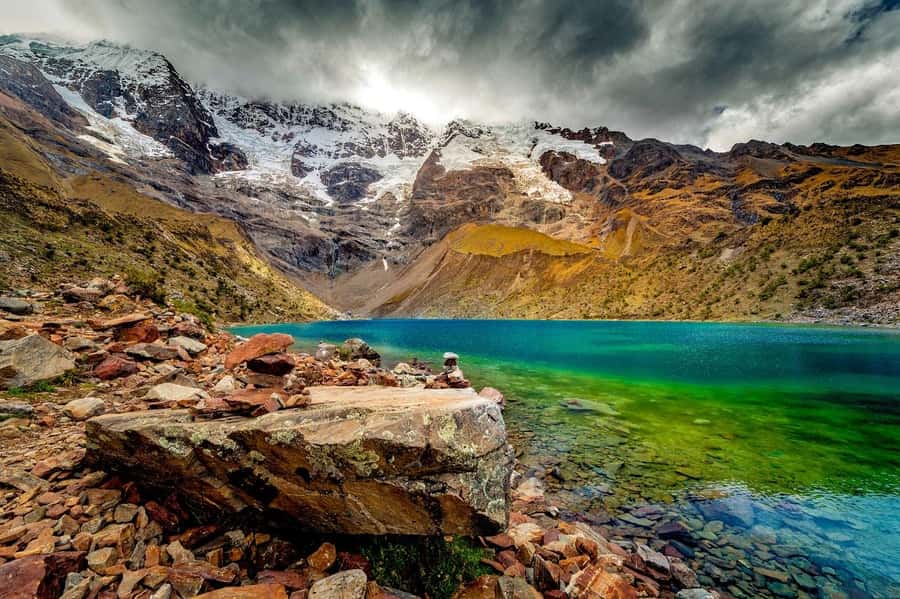 Salkantay trek to Machu Picchu – 5D/4N – Premium - Day 1: Cusco to Humantay Lake, then Basecamp Salkantay Pampa
