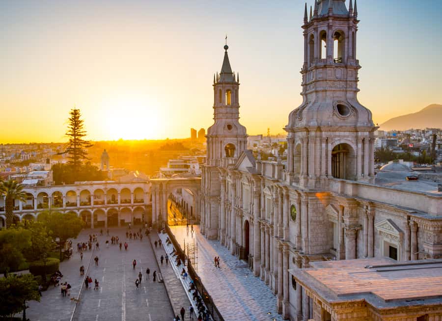 Walking tour in the Historic Center of Arequipa - Where the tour starts on Santa Catalina Street