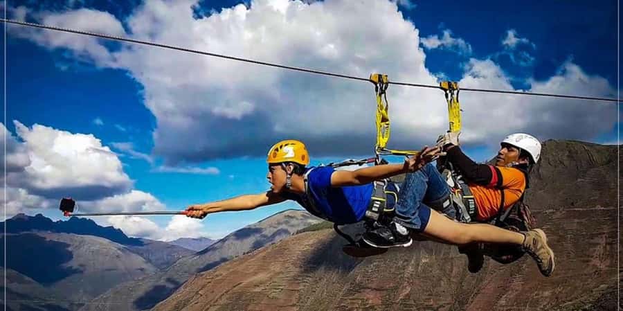 Zipline over the Sacred Valley Trip - The Tibetan Bridge Challenge: Adrenaline With Balance